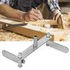 Marking Center Finder, Woodworking Precision Gauge Scriber, Center Finder, Woodworking Scriber, 0-60mm/40-100mm, Marking Center, Line Drawing, Stainle