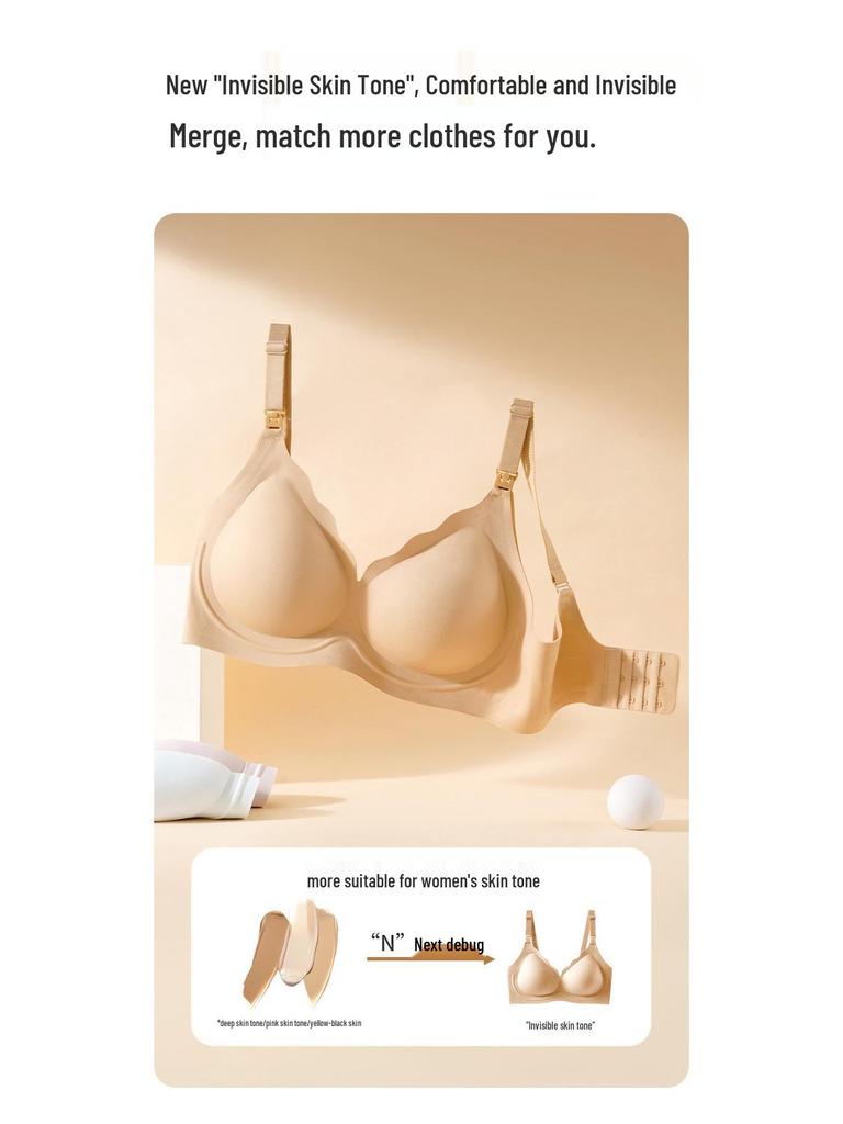 Бесшовный бюстгальтер для беременных и кормящих: Без проводов, полная поддержка во время беременности и после родов (86089)