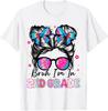 Bruh Im In 2nd Grade Messy Bun First Day Of School Unisex T-Shirt