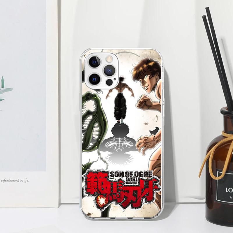 Baki the Grappler Original Anime Phone Case For Iphone 17 Air 16 15 Plus 16E 14 Pro Max 13 Mini 12 11 7 8 SE Fundas Soft Back Co
