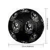 РАЗМЕР 5 Футбольный мяч Collingwood Magpies Цветной Для всех возрастов Машинная строчка ПВХ Готов к соревнованиям Прочный Высокий отскок