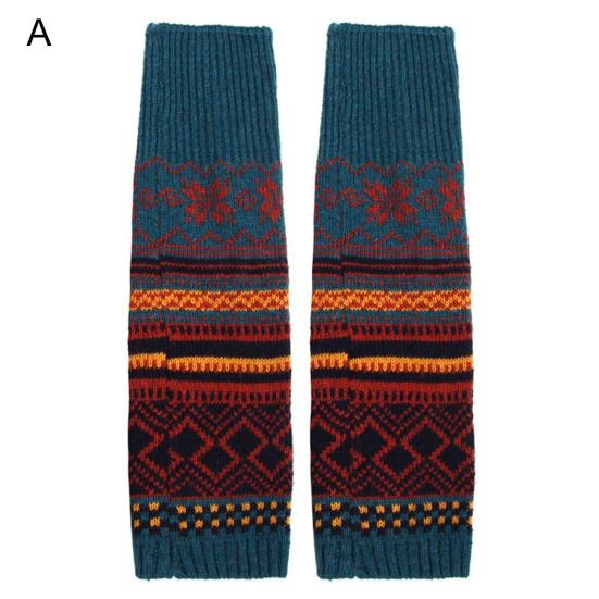 Вязаные носки, украшающие дышащие женские вязаные гетры до бедра, для покупок