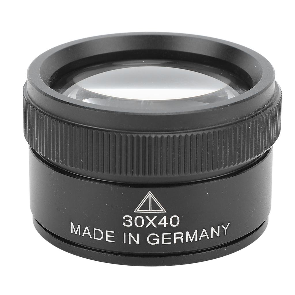 30X Jeweler Loupe Optical Lens Portable Magnifying Glass Eye Loupe Magnifier Loop for Coins Gems Stamps