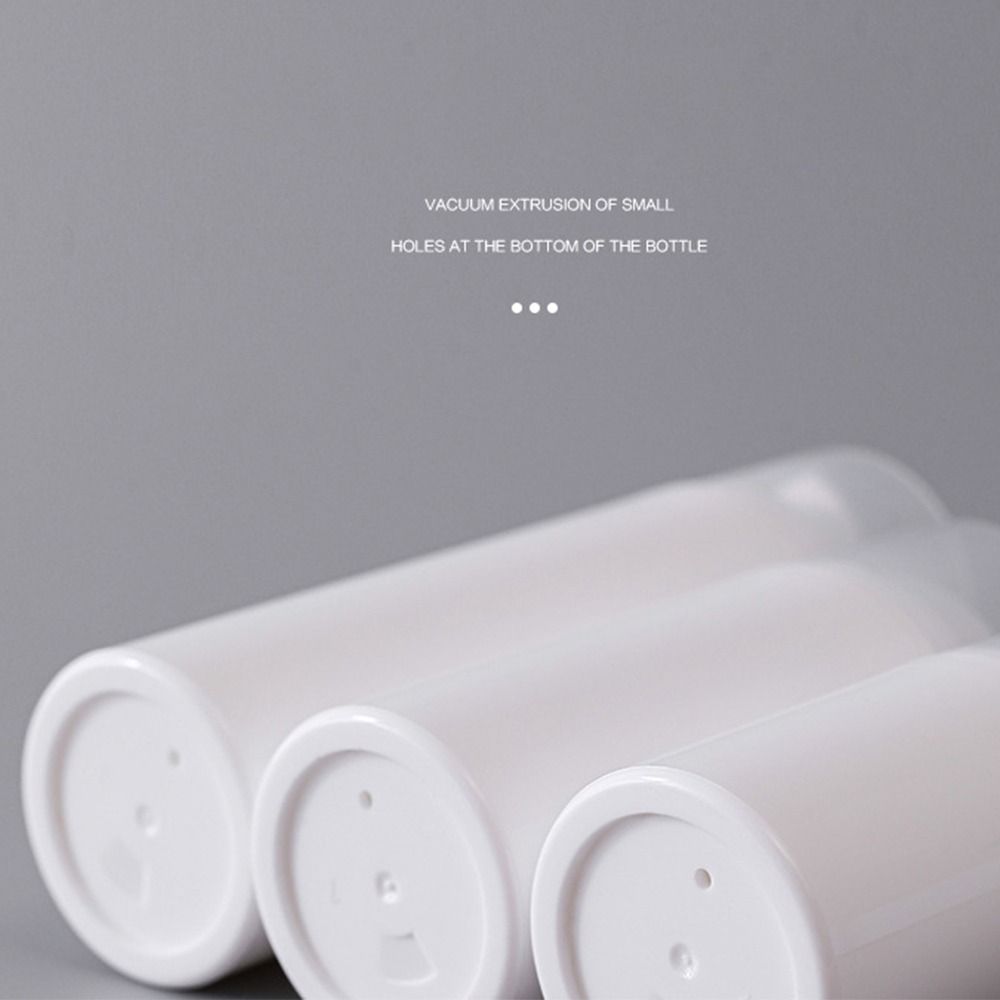 Безвоздушный насос Безвоздушная бутылка Белый Пустой контейнер для лосьона Бутылка для жидкости Лосьон Крем Жидкость