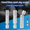 14/16mm Car Repairing Tool Spark Plug Socket Wrench Magnetic 12 Angle Spark Plug Removal Tool Thin Wall 3/8" Drive Sockets