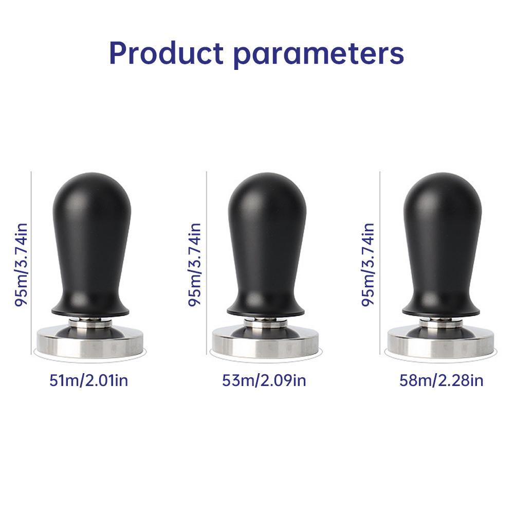51/53/58mm Coffee Tamper Espresso Cafe Powder Hammer Stainless Steel Coffee Tamper Kitchen Coffee Accessories Barista Tools