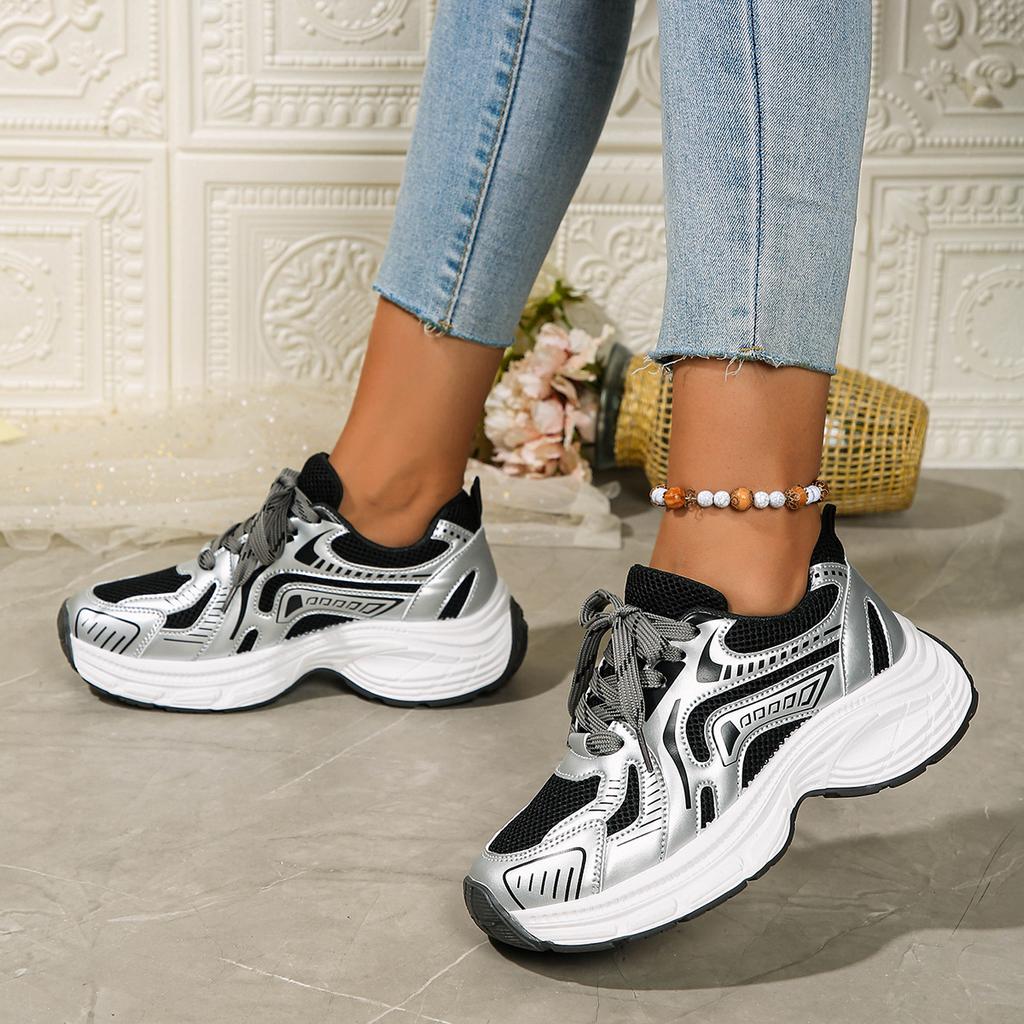 Fried Street женские кроссовки на платформе дышащие универсальные