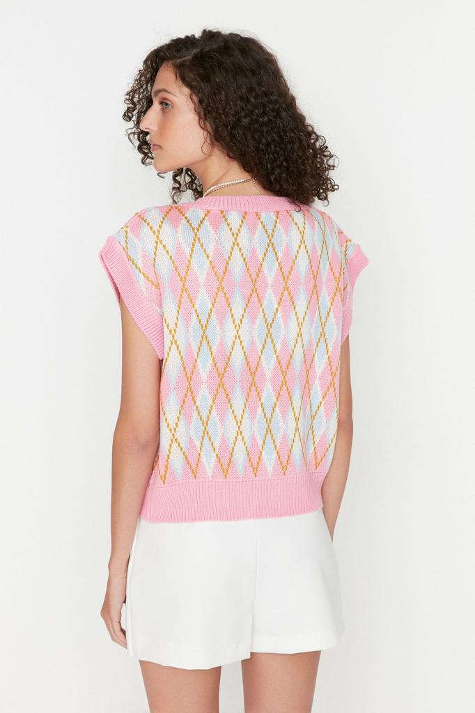 Women's Fashionable Stylish Sweater Black Wide Fit Knitwear Sweater