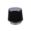Motorcycle Air Filter 2.5'' 63.5mm Inlet Clamp Black Cone for ATV Dirt Pit Bike
