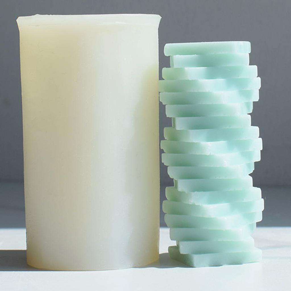 Формы для свечей цилиндрической формы Силиконовая форма для изготовления свечей Многоразовая форма для свечей из смолы Формы для литья смолы Силиконовая форма своими руками