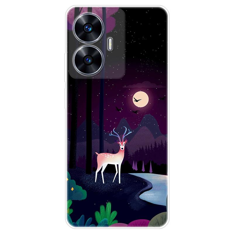 Для Realme C55 C55 RealmeC55 RMX3710 чехол Мягкая силиконовая задняя крышка модный чехол для телефона с героями мультфильмов