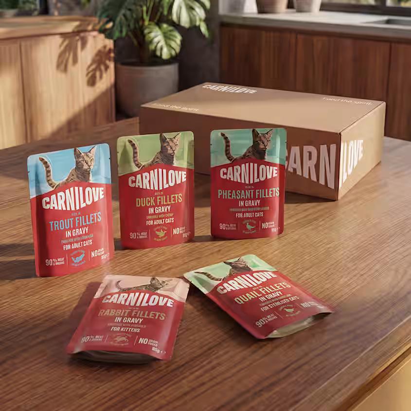 Carnilove Wet Cat Food Pouch Adult Turkey Trout in Sauce 85g