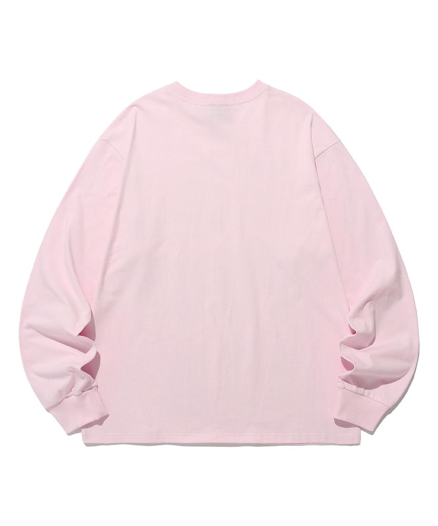 ISTKUNST Stop Us Ls Tee_Light Pink(Ik2Esmt551A)