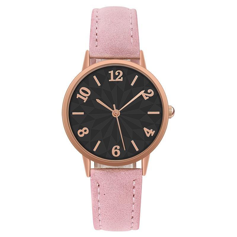 Trendy Unisex Casual Women Dress Wristwatches Leather Belt Watches Ins Watch Women Watch Ladies' Quartz Clock Simple Frosted