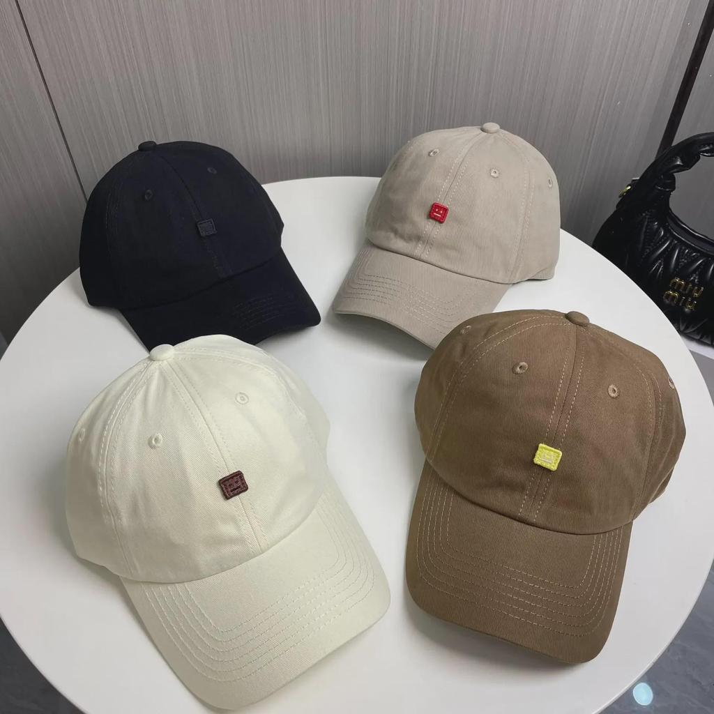 AC Tide New Smiley Face Baseball Cap - Korean Soft Top Duckbill Design, High Quality