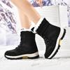 36-45 Мужские/Женские Хлопковые Ботинки с Высоким Голенищем Большого Размера Уличные Противоскользящие Водонепроницаемые Женские Зимние Ботинки