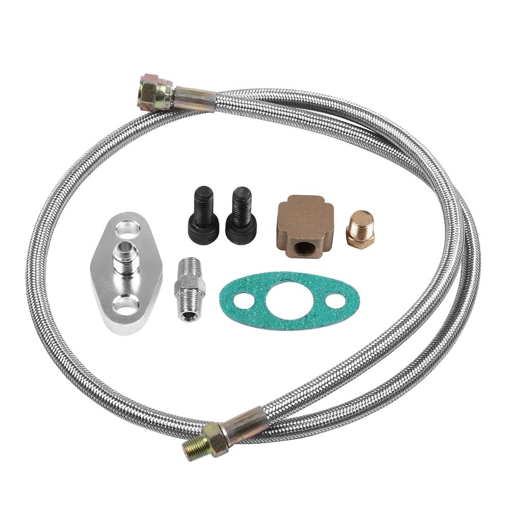 Turbo Oil Feed Line Kit Supply Complete Kit for T3 T4 T3 T4