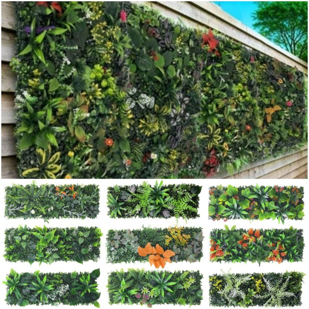 Flower Artificial Eucalyptus Carpet 75x25cm Artificial Fern Grass Background Wall Decoration