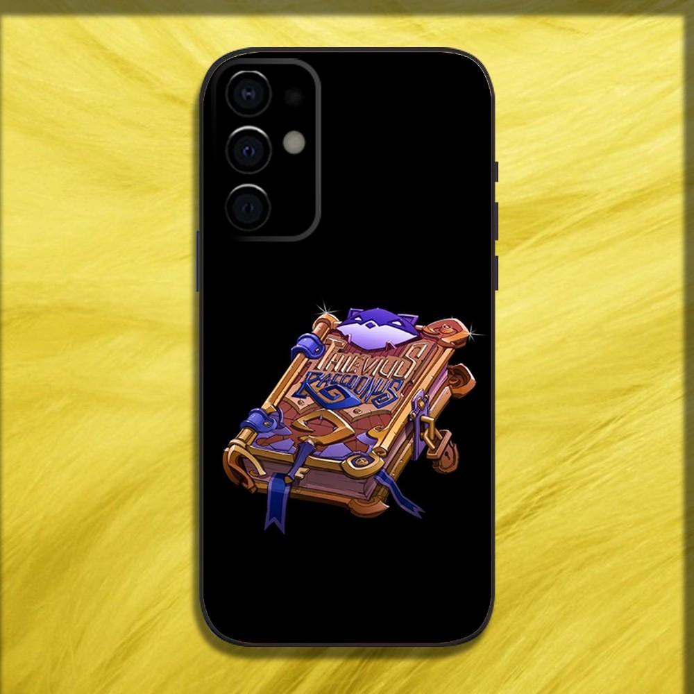 Cartoon Sly C-Cooper Phone Case For Samsung S24,S21,S22,S23,S30,Ultra,S20,Plus,Fe,Lite,Note,10,9,5G Black Soft Cover