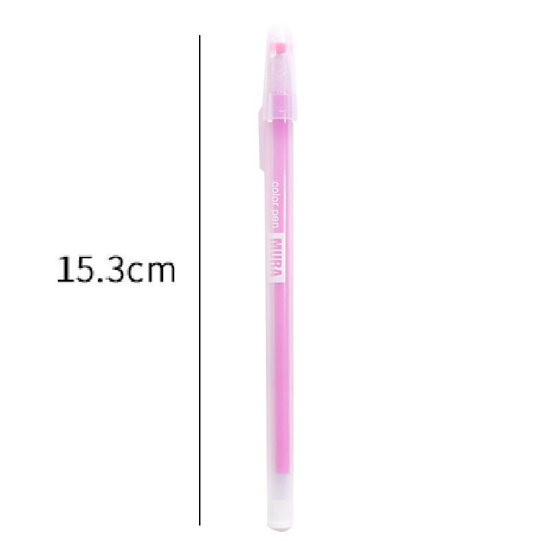 12pcs Color Gel Ink Pen Ballpoint 0.5mm Roller Ball Marker Liner Drawing Pens Office School D6127