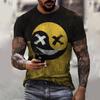 Summer Fashion Personality Expression Print Cool Trend Round Neck Short Sleeve T-shirt