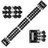 For Fitbit Charge 3/4 Three Rows Stylish Pearl Bracelet Wrist Strap Replacement Watch Band