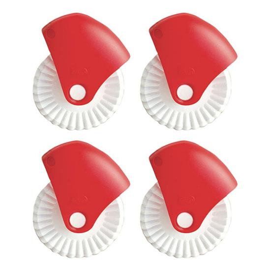 Yousheng Pastry Wheel Decorator And Cutter Pie Crust Wheel Plastic Pie Decoration Cutter Lattice Cutting Tool Kitchen Gadget