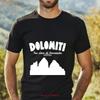 Футболка Dolomiti Lover Для Фанатов Доломитов Три Вершины Tre Cime Идея для Сувенира Винтажная Удобная Мужская Графическая Стильная