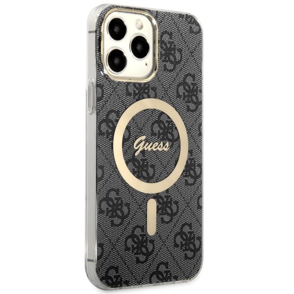Etui do iPhone 13 Pro Max Guess Hardcase 4G MagSafe Czarny