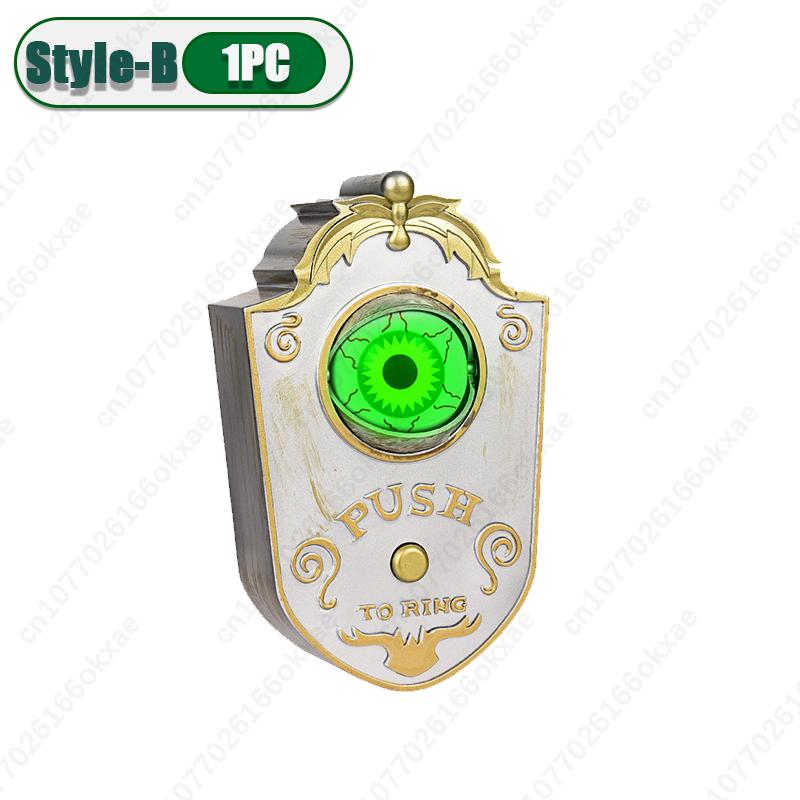 1-3 шт. Хэллоуин Звучащий Одноглазый Дверной Звонок Украшение Светящийся Глаз Ужас Дверной Звонок Бар Секретная Комната Дом с Привидениями Реквизит для Трюков