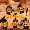 DIY Hanging Halloween LED Pumpkin Ghost Lantern Lamp  Scary Candle Light Decorations for Home Horror Props Kids Toy Halloween