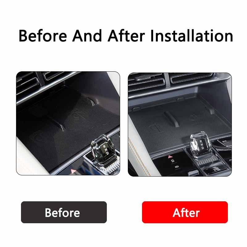 Для BYD Seal U Song Plus Sealion 6 DM-i EV -2024 Противоскользящая силиконовая площадка для беспроводной зарядки Аксессуары для защиты салона