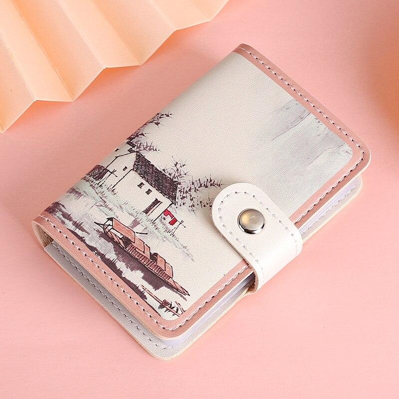 Chinese Card Bags ID Bus Credit Cards Holders Women's Fashion Coin Wallets Storsge Bags Organizer Business Bank Card Cover Case KTY