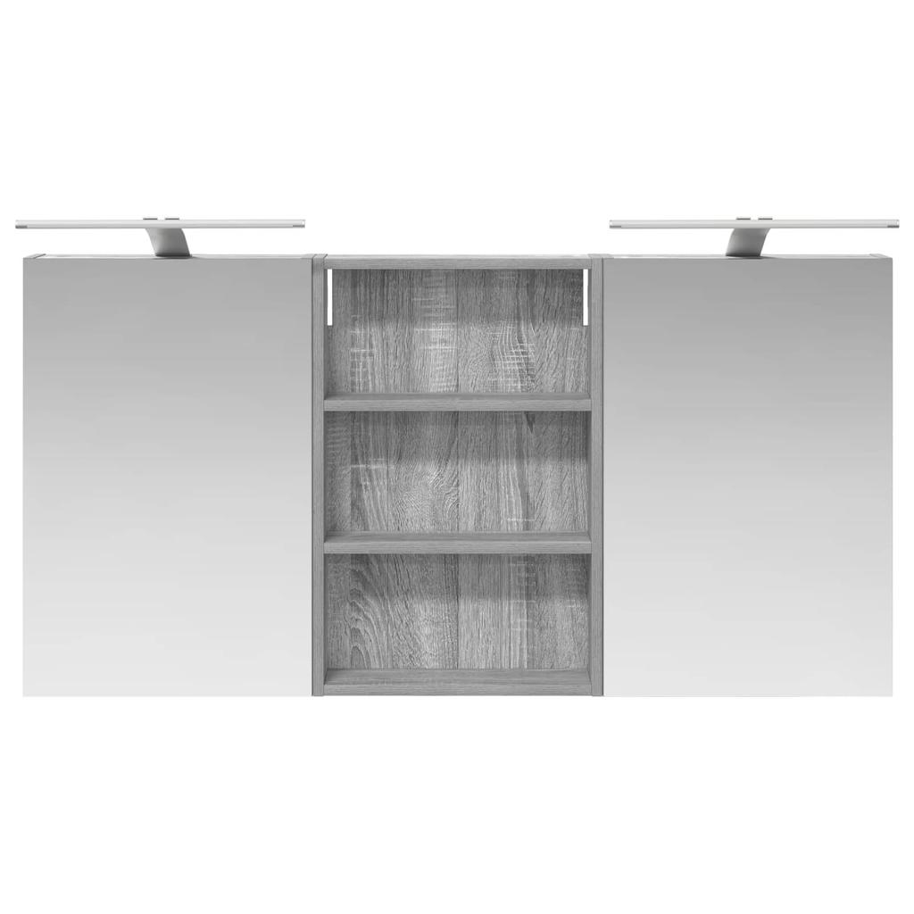 Bathroom Cabinet Set 3 pcs 120 x 10.5 x 60.5 cm Particleboard