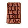 English Letter Silicone Molds Plaster Number Candle Molds Concrete Capital Letter Molds Lowercase Letters Digital Clay Mold Grey