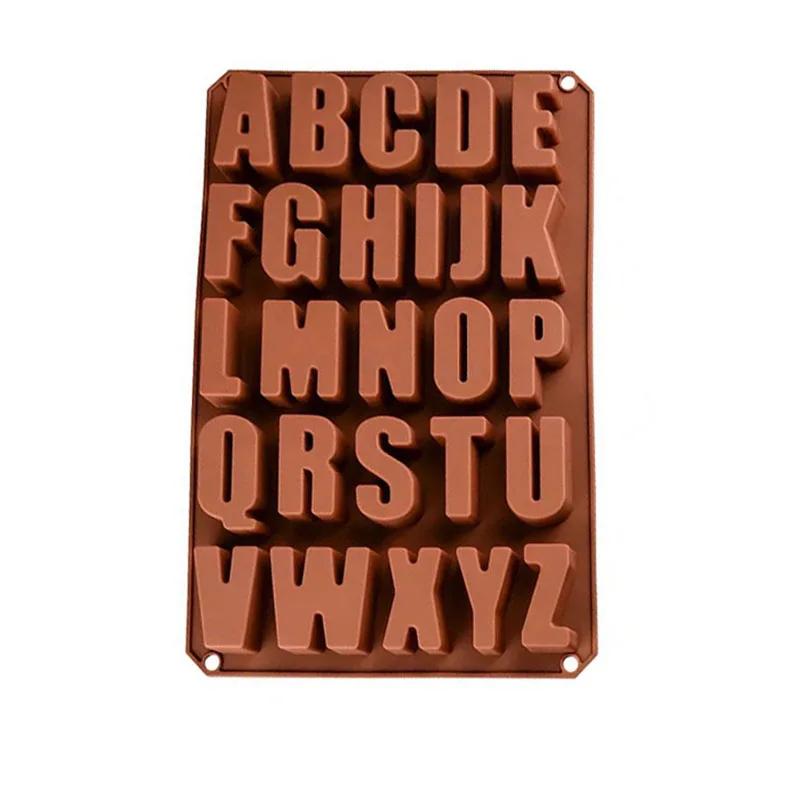English Letter Silicone Molds Plaster Number Candle Molds Concrete Capital Letter Molds Lowercase Letters Digital Clay Mold Grey