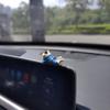 Милые украшения для салона автомобиля, мини-фигурка кошки, украшение для приборной панели автомобиля, зеркало заднего вида, автомобильные аксессуары