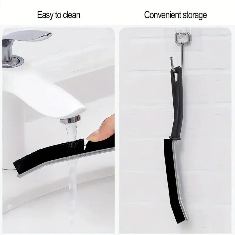 5pcs Crevice Cleaning Brush, Multifunctional Gap Cleaning Brush Tool, Bathroom Gap Brush, Grout Cleaner Brush Hard Bristle