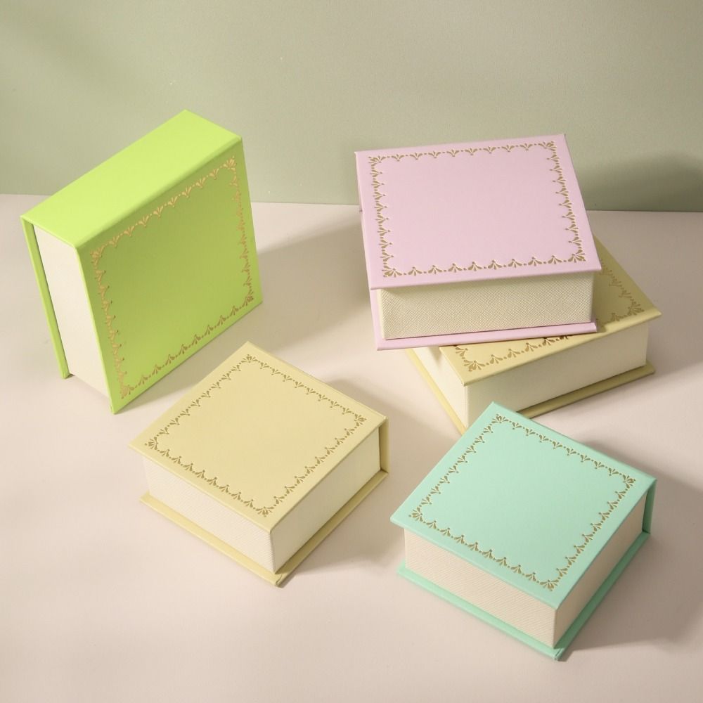 Square Jewelry Storage Case with Sponge Portable Travel Jewelry Box Vanity Gift