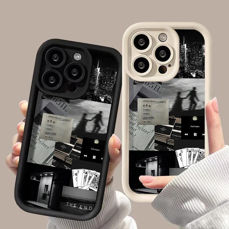 Soft Candy Liquid Silicone Phone Case For iPhone 15 Pro Case for iPhone 11 13 12 16 14 Pro Max XR XS X 7 8 SE Shockproof Cover