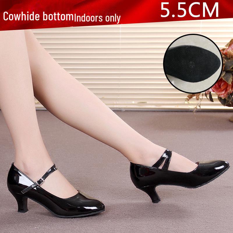 Женские танцевальные туфли серебристого цвета на низком каблуке для выступлений в стиле латиноамериканских, квадратных и современных танцев