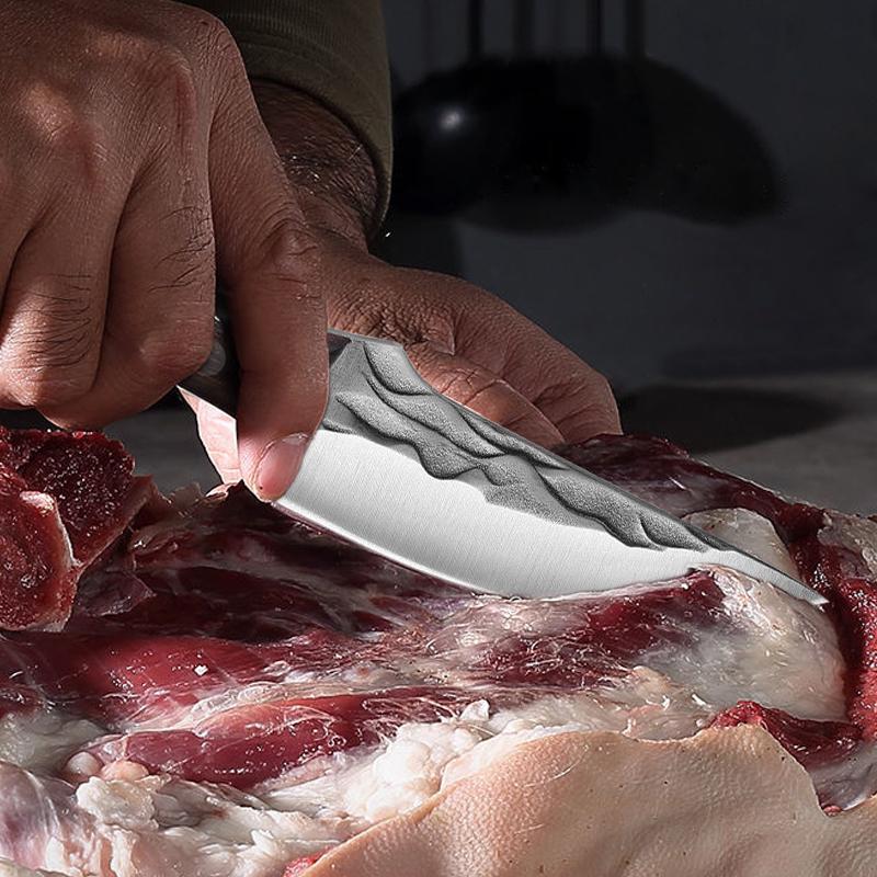 Нож для обвалки Нержавеющая сталь Тесак для мяса Нож для нарезки ломтиков Нож для рыбы Домашний нож для фруктов
