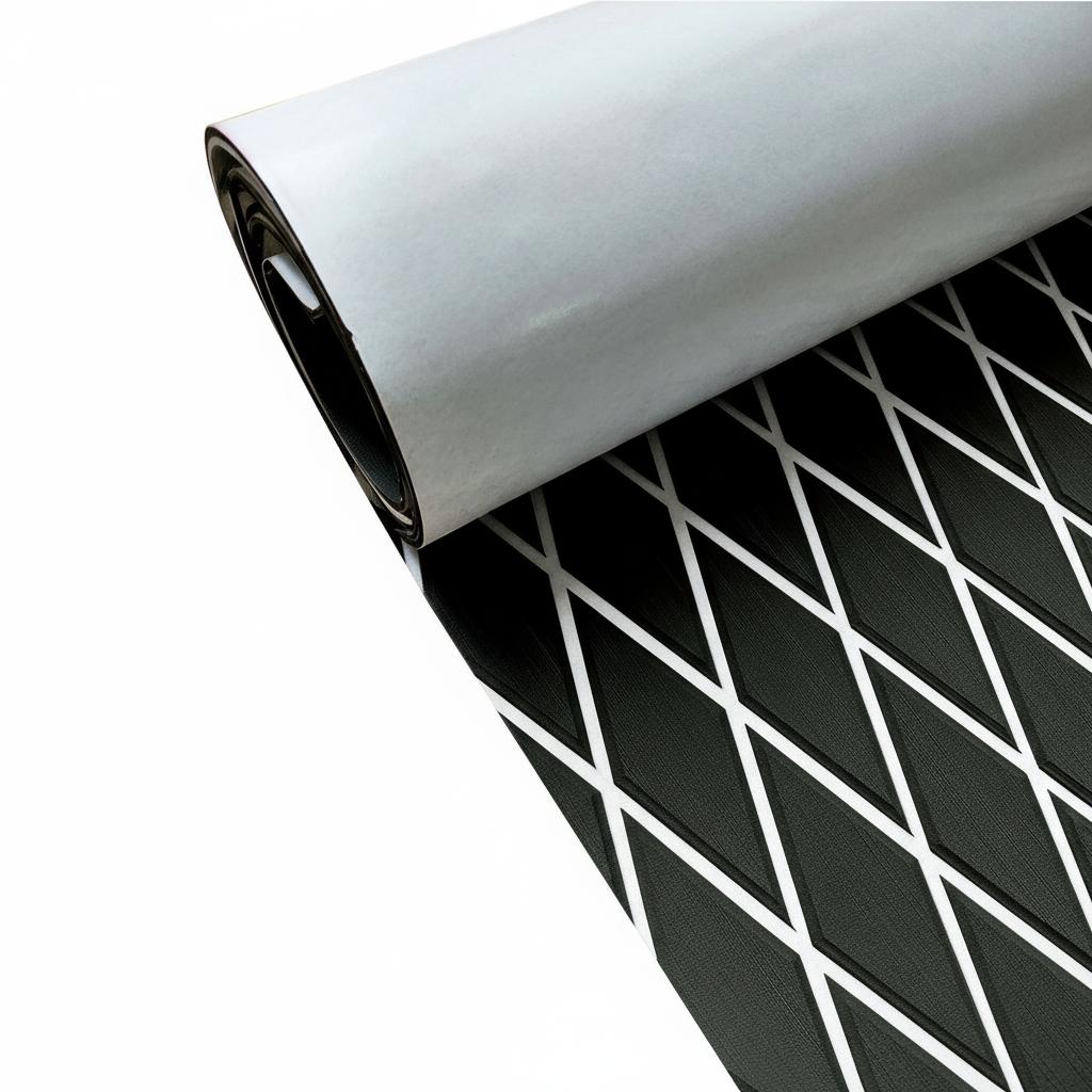1900*350*6mm Engraved Diamond Pattern EVA Foam Boat Decking Sheet Mat for Kayak Anti-slip Pad Marine Accessories Flooring Mat