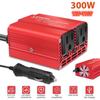300W (вершина горы) Преобразователь напряжения 12 В в 110–130 В мощностью 150 Вт для автофургонов, автономных солнечных систем с 2 розетками переменного тока