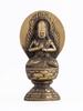 Dainichi Nyorai (small, 6.8cm, Antique Gold) Buddhist Statue by Sculptor Keishu Watanabe. Original Model (for Those Born In the Years of the Sheep