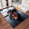 Racing Motorcycle Track Design suitable as a non-slip mat for the living room or bedroom sofa