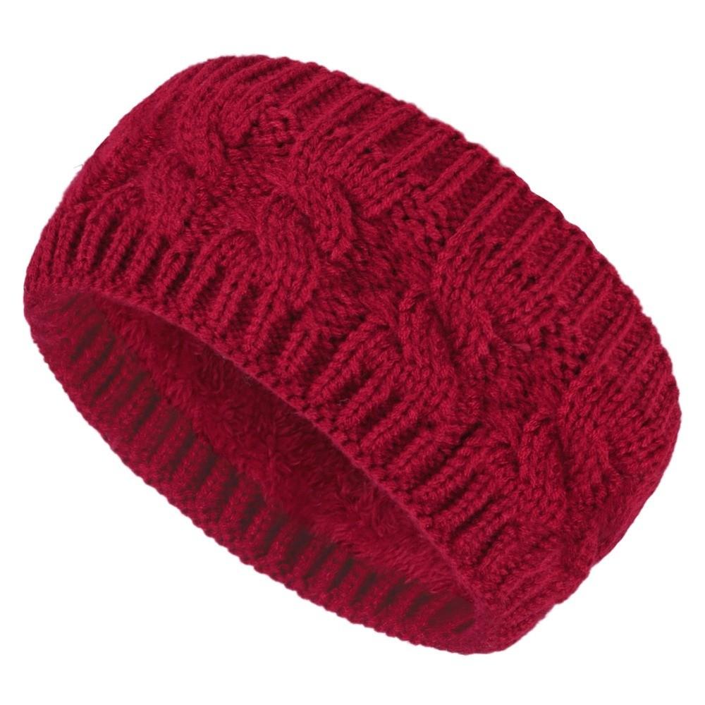 Thickned Ear Protection Headband Wide Hairband Fashion Knitted Headband Winter