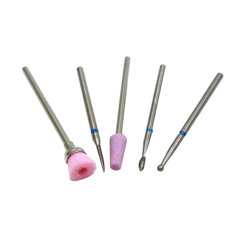 Набор сверл, электрическая машина, вращение, очистка кутикулы, инструменты для полировки, фрезы, маникюрный инструмент