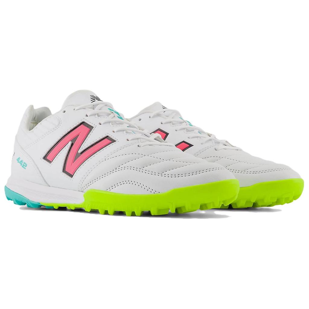 New Balance 442 Pro Tf V2 White Hi Lite Neon Pink