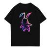 Easter - Men's Casual Baggy Bunny  Print T-shirt Round Neck Pull-over Short-sleeved Top